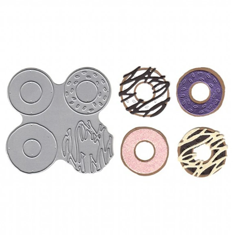 Пищевой питьевой металлический трафарет смешанной формы для вырезания альбом