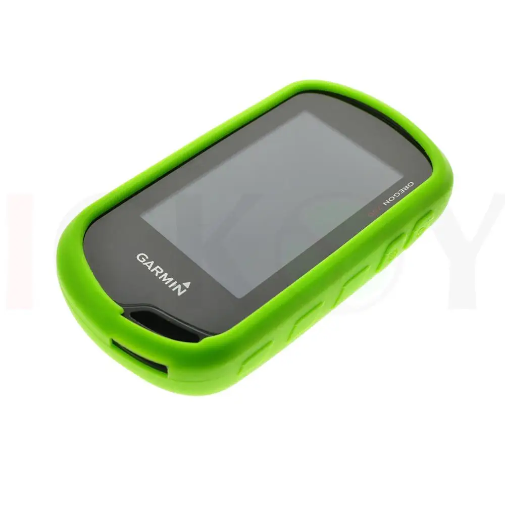 Открытый походный ручной gps защитный силиконовый чехол для Garmin Oregon 600 600T 650 650T 700 750 750T Аксессуары Разные цвета - Цвет: Зеленый
