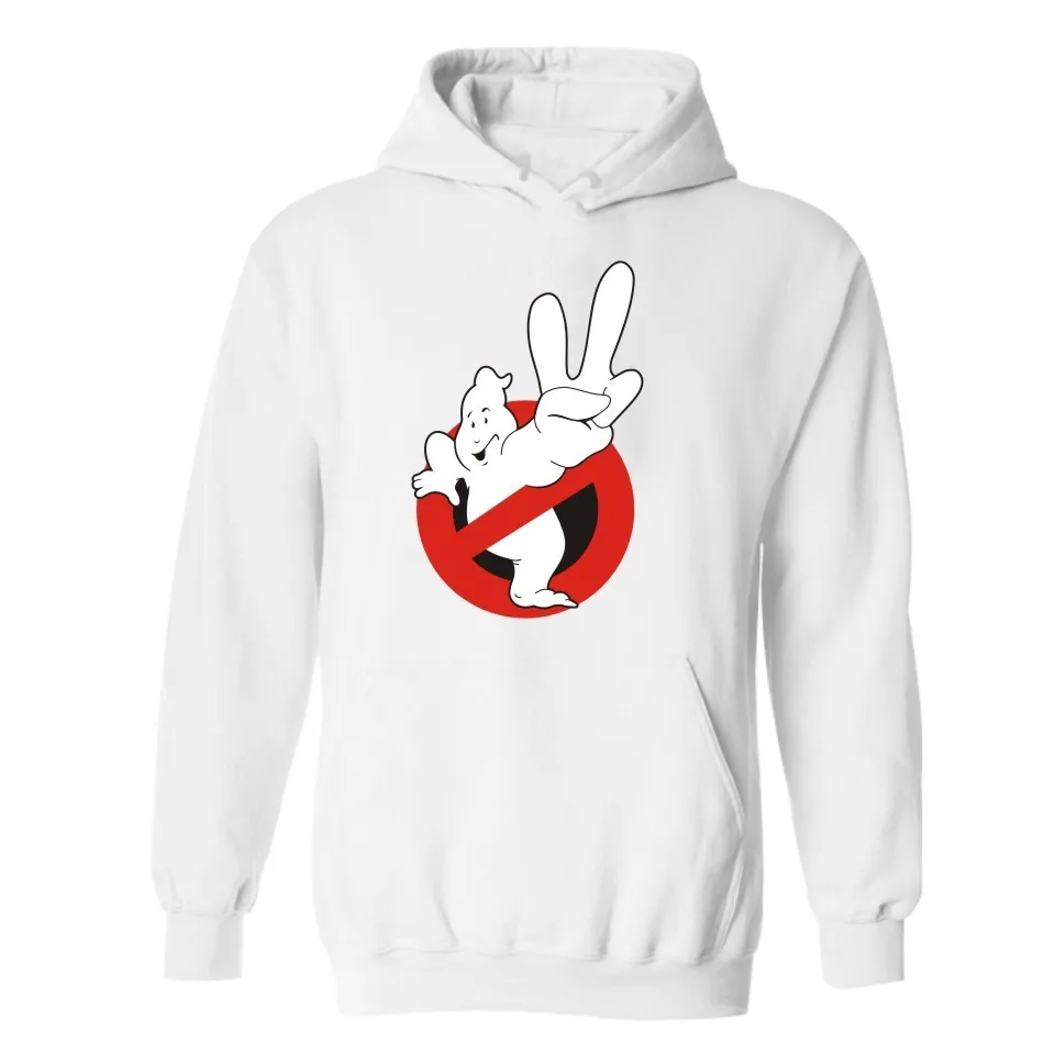Hot Sale Ghostbusters Hoodie Men/Women Fashion Casual Loose Black Sweatshirt Print Ghost busters Hip Hop Hoodie Streetwear