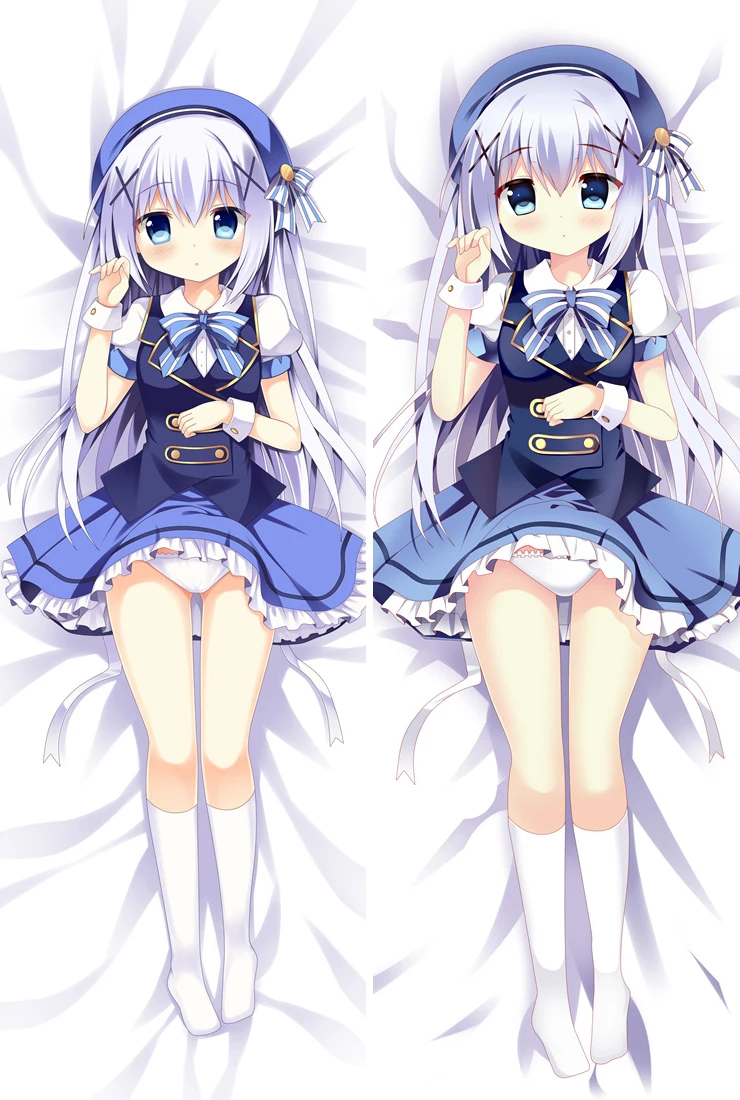 Обновление июля аниме Gochumon wa Usagi Desu ka? Персонажи кафуу Чино отаку Dakimakura наволочка обнимающая наволочка - Цвет: 58023