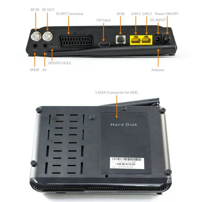 ТВ-приставка DVB-S2 декодер Android tv box 802,11 b/g/n Amlogic S812 2G+ 8G медиаплеер 2G DDR3 8GB Nandflash Octa Core 45