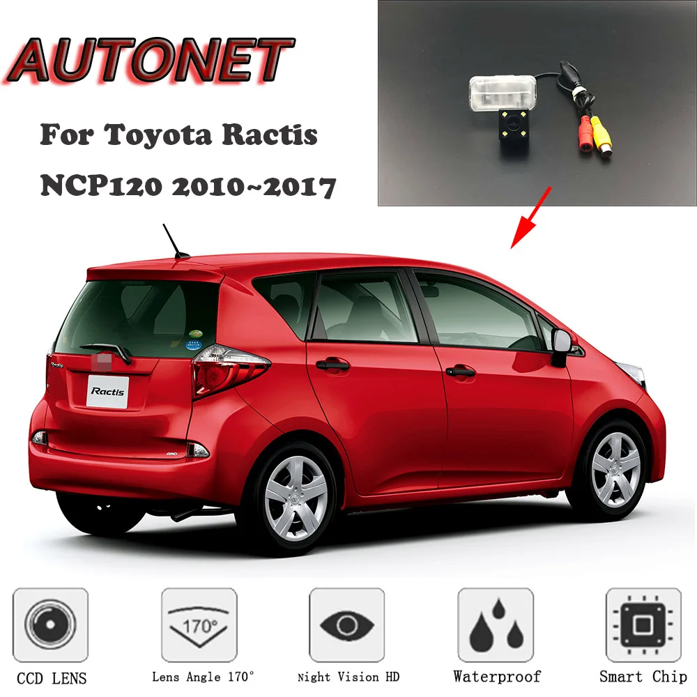 Камера заднего вида для Toyota Ractis NCP120 2010 ~ 2017 CCD/камера номерного знака | Автомобили и