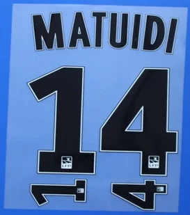 Sky blue От MBAPPE NEYMAR JR MATUIDI DI MARIA CAVANI DRAXLER VERRATTI PASTORE T. SILVA LAVEZZI BEN ARFA nameset нашивка - Color: Sky blue