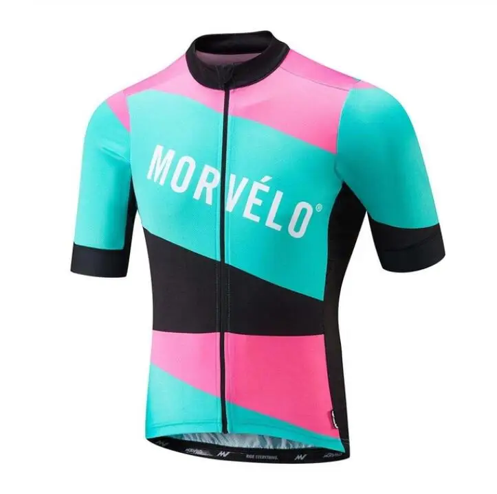 as picture 9D pad Morvelo летняя дышащая футболка с коротким рукавом для велоспорта Ropa De Ciclismo Hombre одежда для велоспорта Топы MTB Одежда для велоспорта - Цвет: as picture
