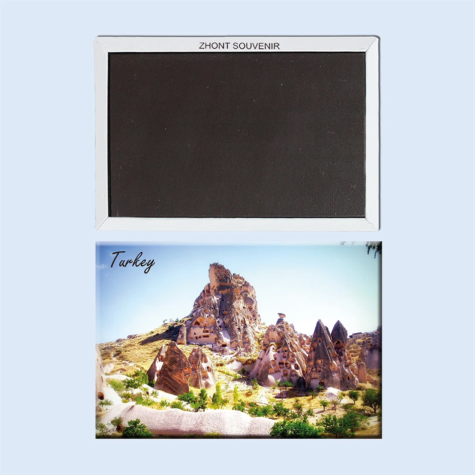 

Turkey Amazing Fairy chimneys 22733 Souvenirs of Tourist Landscape Magnetic refrigerator for friend