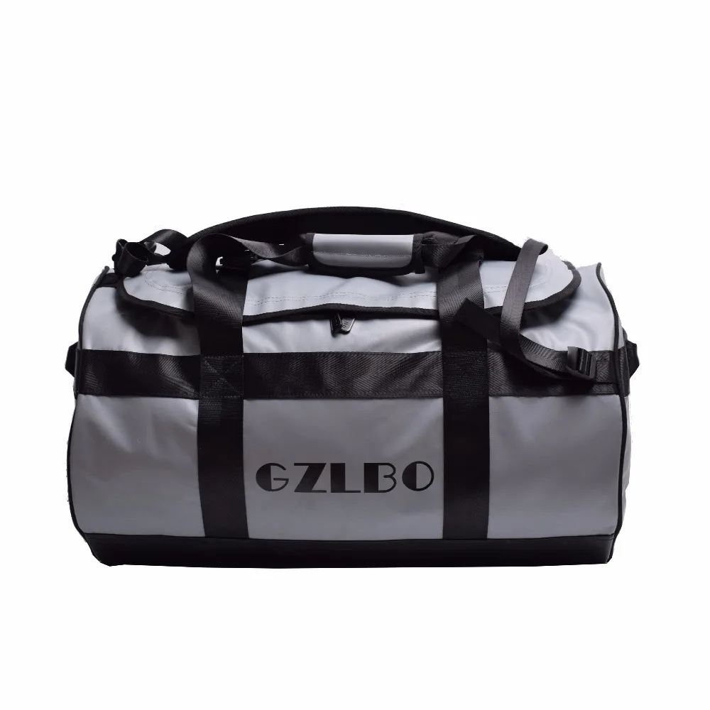 GZLBO 65L популярные ПВХ Водонепроницаемый сумка Серый дорожная вещевой мешок |