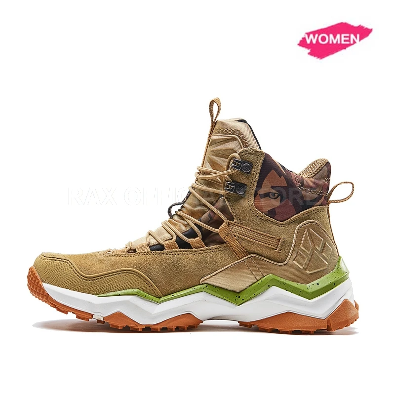 Qiankaqi women boots RAX мужские водонепроницаемые треккинговые ботинки из натуральной кожи для горного туризма Мужские дышащие треккинговые ботинки мужские альпинистские ботинки - Цвет: Qiankaqi women boots