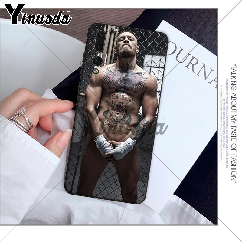 Yinuoda Conor McGregor черный мягкий чехол для телефона из ТПУ Huawei P10 plus 20 pro P20 lite mate9 10 honor view10