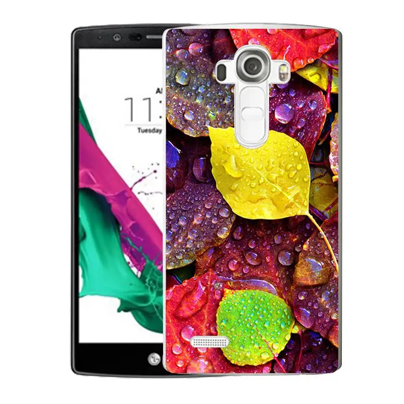 QMSWEI TPU Transparent Phone Case For LG K3 K4 K5 K8 Flora Chocolate Silicone Pineapple Printed Cover G3 G4 G5 V10 |
