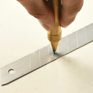 Автоматический Центральный штифт, перфоратор с пружинной нагрузкой, инструмент для маркировки и запуска отверстий, деревообрабатывающий инструмент, сверло 5 дюймов