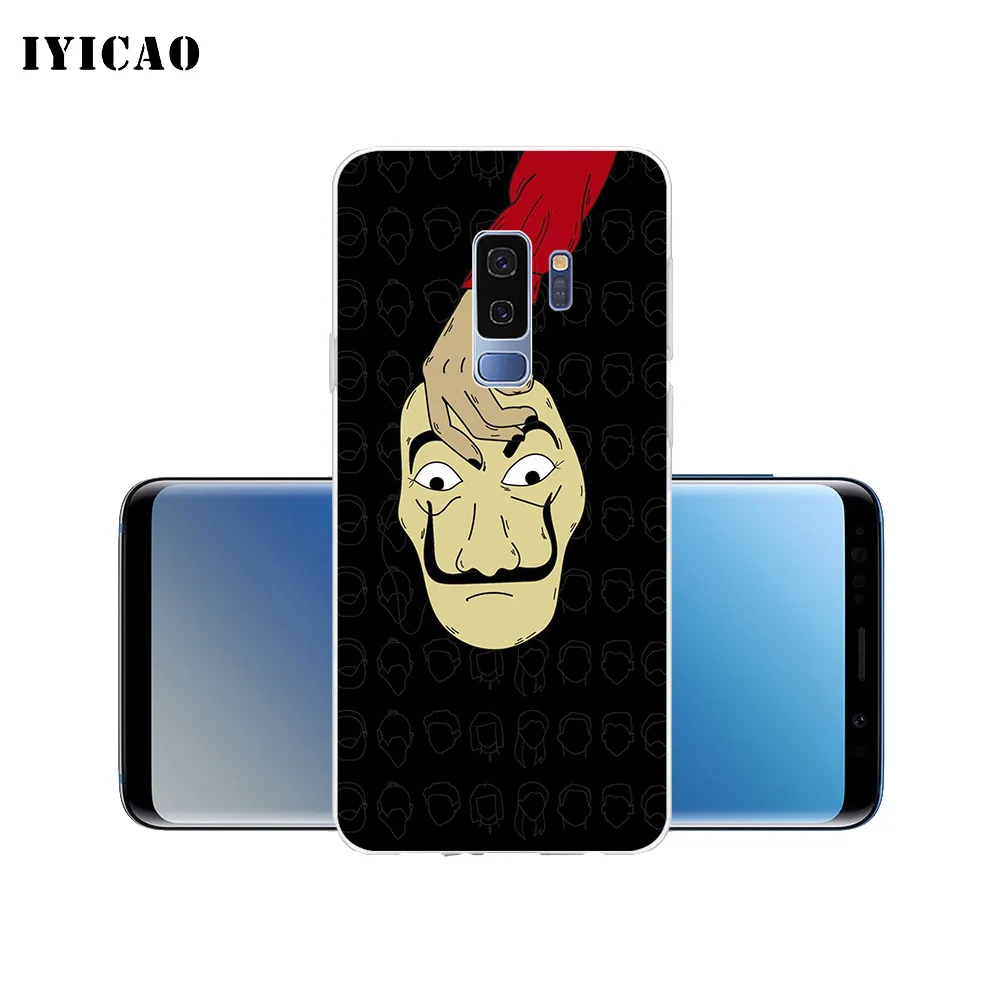 IYICAO La Casa De Papel Мягкий силиконовый чехол для телефона Samsung Galaxy S10e S10 S9 S8 Plus S7 Edge TPU |