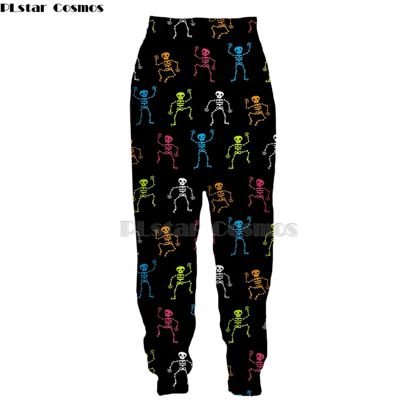 

PLstar Cosmos 2019 Hot 3D Joggers Pants men Novelty Black skull Print 3d cool Harajuku Pants Full Hip Hop Sweatpants Dropship