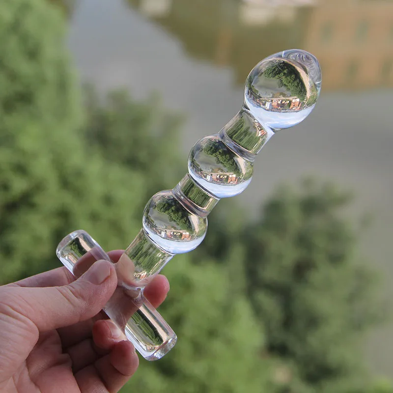 Круглый грубый Хрустальный фаллоимитатор ORISS секс игрушки анальная пробка для