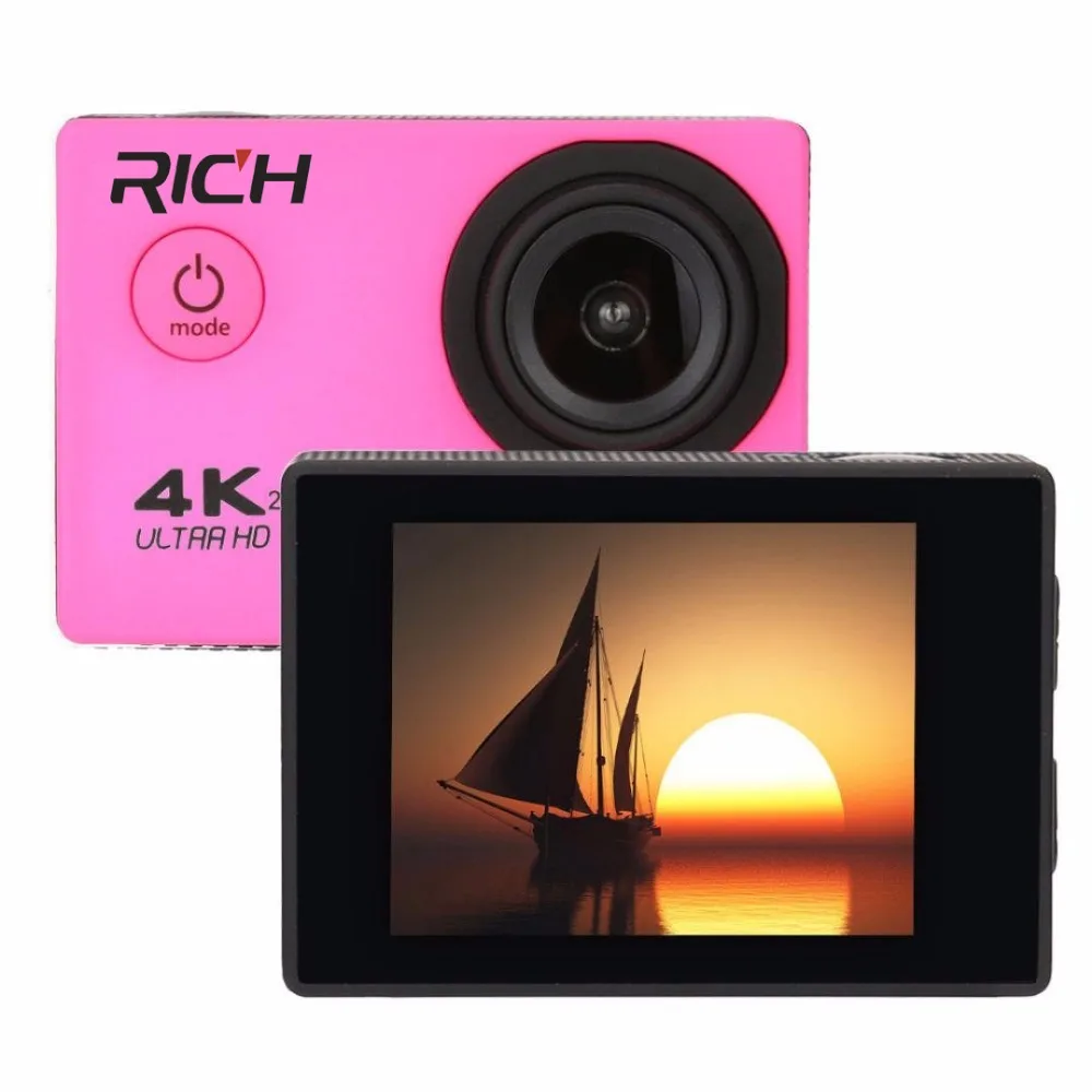 F60 F60R 4K Wifi Экшн камера 16MP 170D Спорт DV 30M Go Водонепроницаемый Pro Экстремальные виды