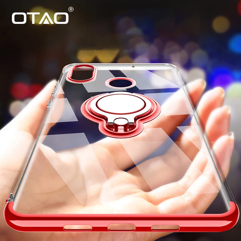 Автомобильный магнитный держатель OTAO чехол для телефона Xiaomi Mi 8 Lite SE Pro Max 3