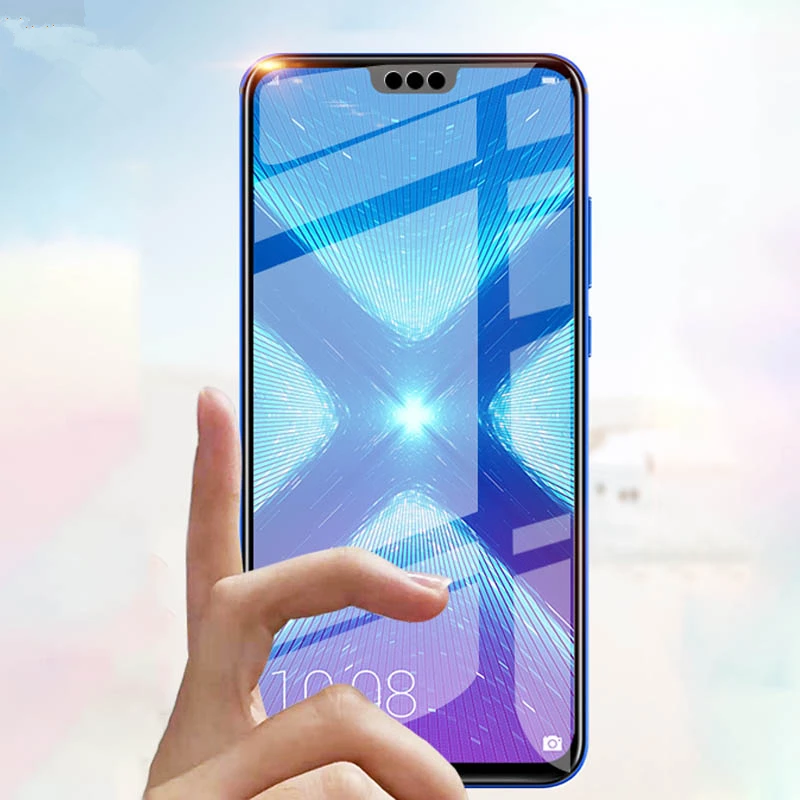 9 H полное покрытие из закаленного стекла для Huawei Honor 8 8X 8C MAX Защитная пленка экрана