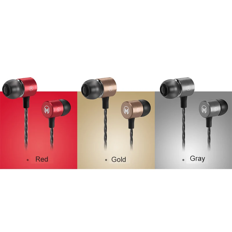Новые металлические цветные наушники с ушной головкой для бега игры музыки HIFI