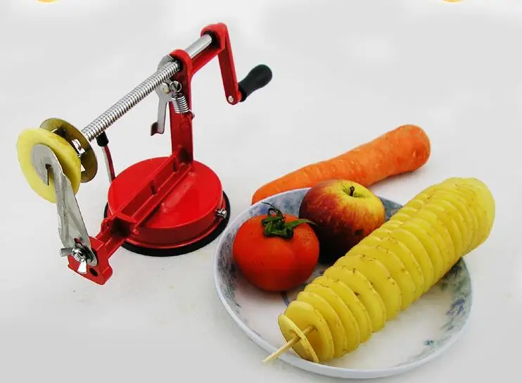 Спиральная овощерезка для картофеля из нержавеющей стали спиральная Tornado машина