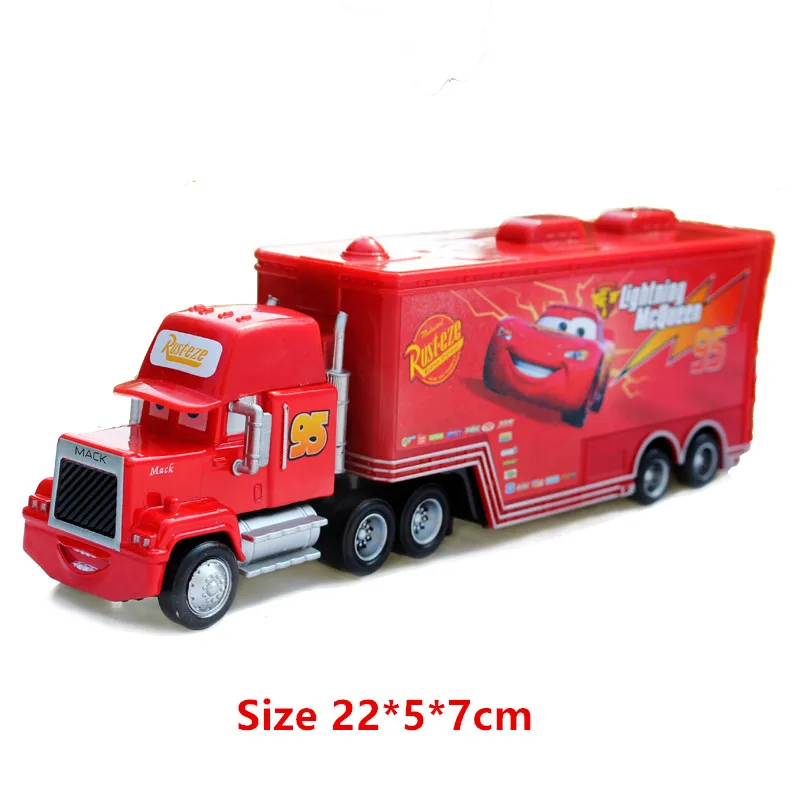 Disney Pixar машинки Lightning McQueen Чик Лох король марк грузовик литья под давлением