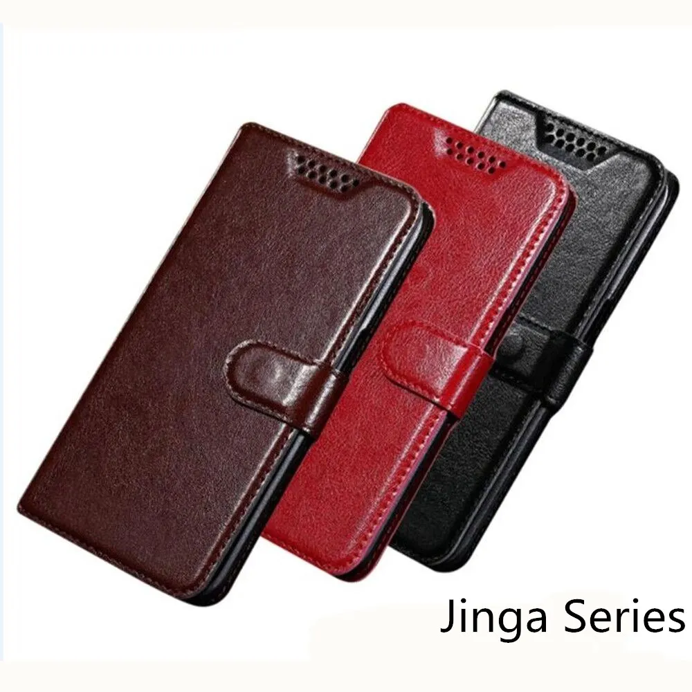 Роскошный флип-чехол в ретро стиле для Jinga Joy PRO Start A502 чехол-бумажник из
