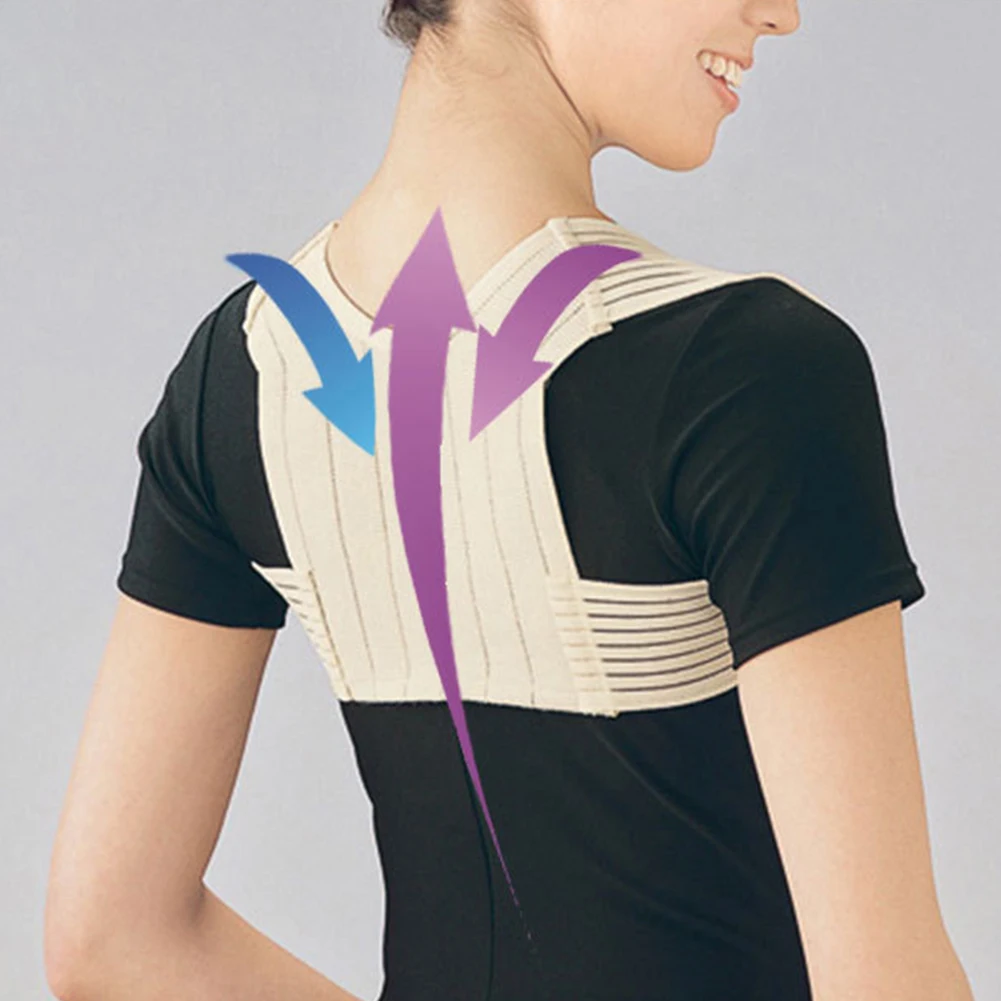 Мягкий предотвращает сгибание взрослого горбатого офисного позвоночника спины