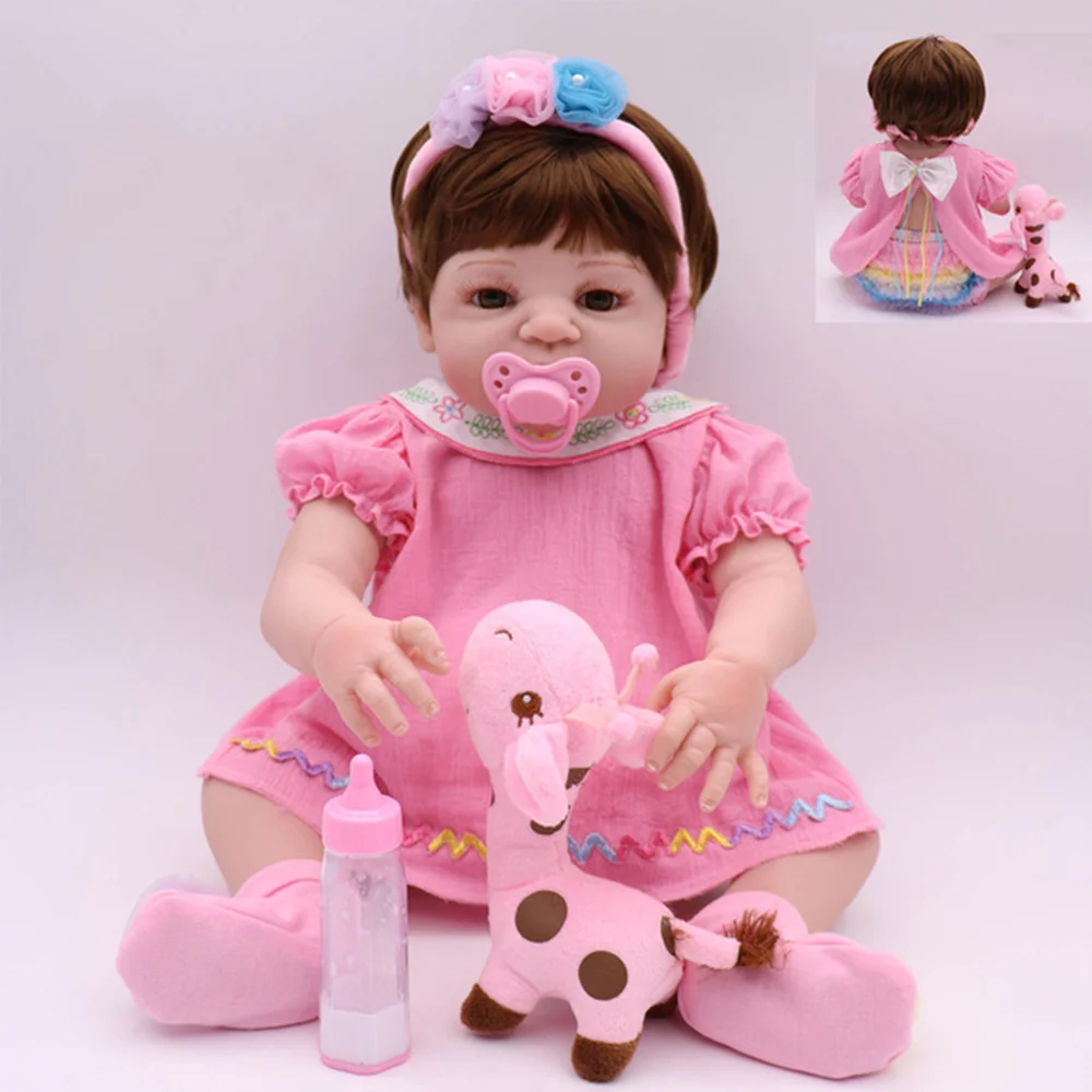 KAYDORA Reborn Baby Dolls розовые виниловые игрушки для ванной реалистичные новорожденных