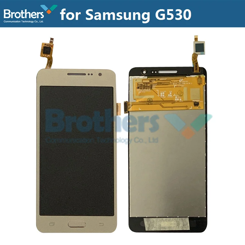Для samsung Galaxy Grand Prime G530 ЖК-дисплей с рамкой G530F SM-G530F G530H ЖК-экран кодирующий преобразователь сенсорного экрана в сборе тест - Цвет: G530 Gold no Tool