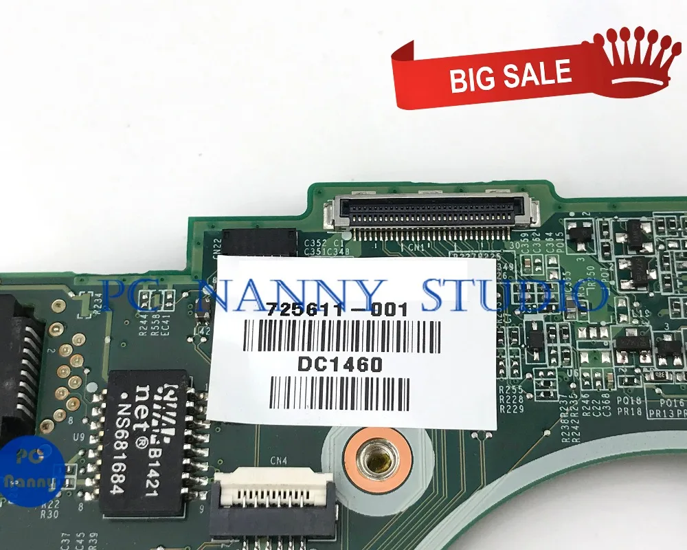PCNANNY для HP Pavilion 15 N материнская плата ноутбука 725611 001 DA0U83MB6E0 i5 4200U HD8670M 2 Гб