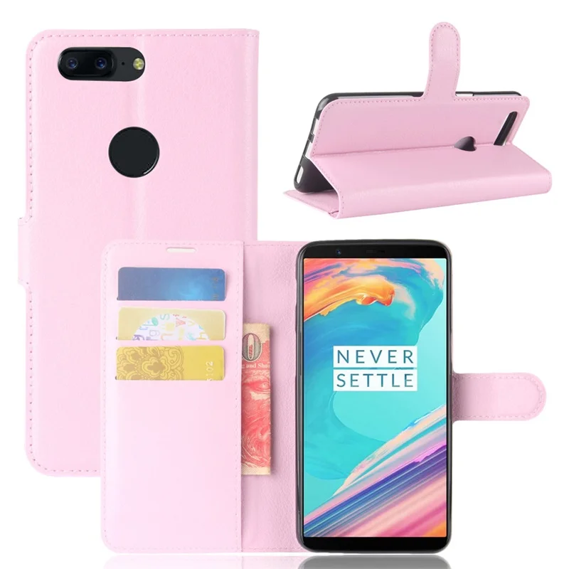 Для Oneplus 5 T чехол 6 01 дюйма Флип кожаный бумажник полная защитная подставка для