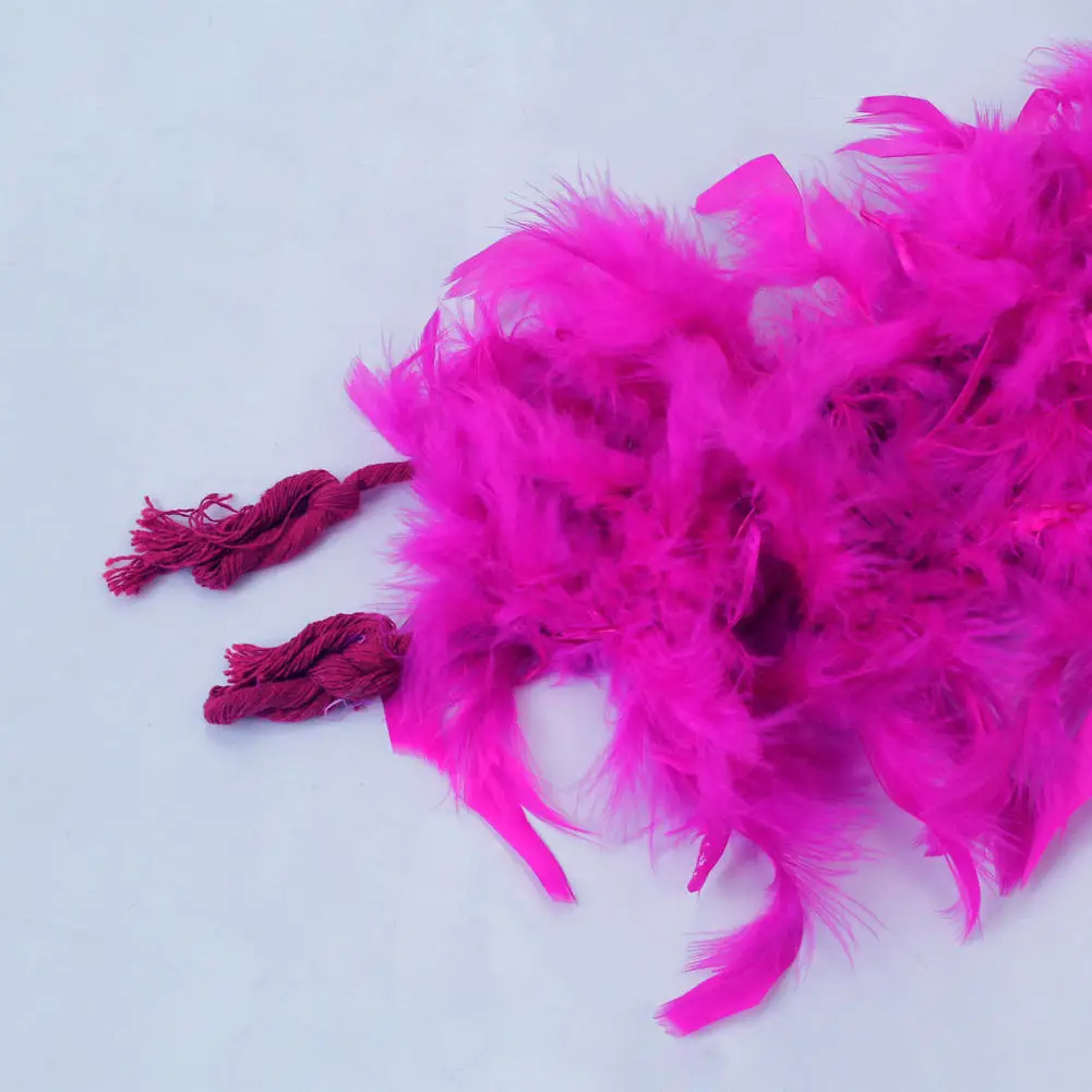 2 м пушистое перо Boas полоса Marabou DIY ремесло Рождественское украшение для свадебной