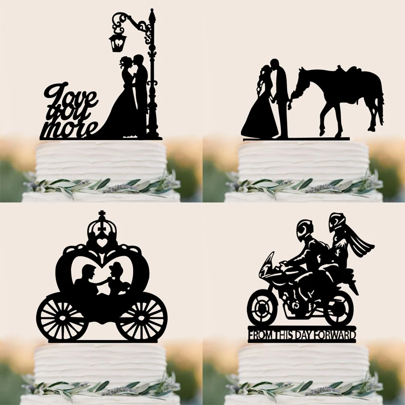 Свадебный торт Топпер невесты жениха Mr &amp Mrs Свадебные украшения акриловые