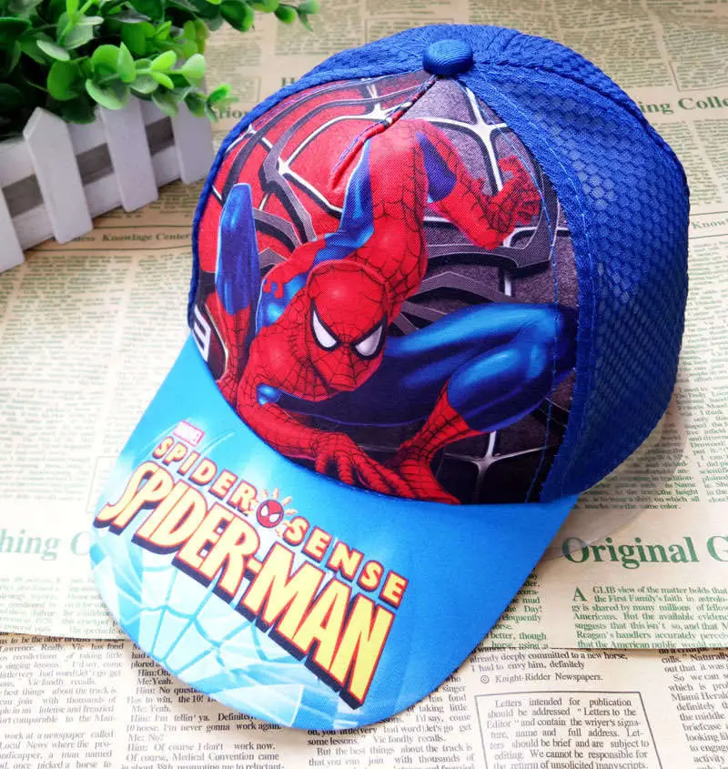 Disney, новая детская шапка принцессы с героями мультфильмов, летняя шапка с сеткой, бейсбольная кепка для детского сада, детские шапки