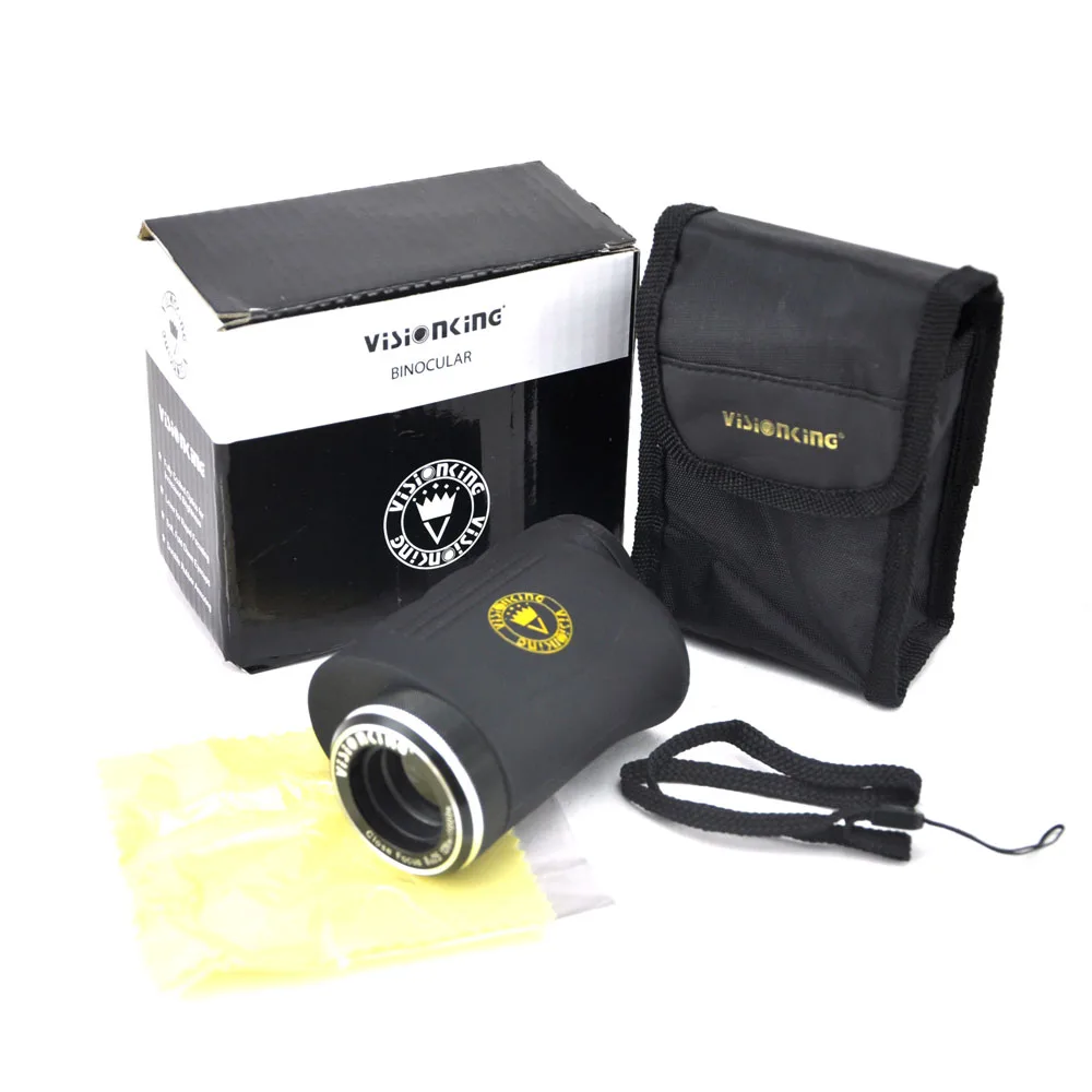 Visionking Монокуляр телескоп 8x25 Портативный с закрытым фокусом BAK4 призма для