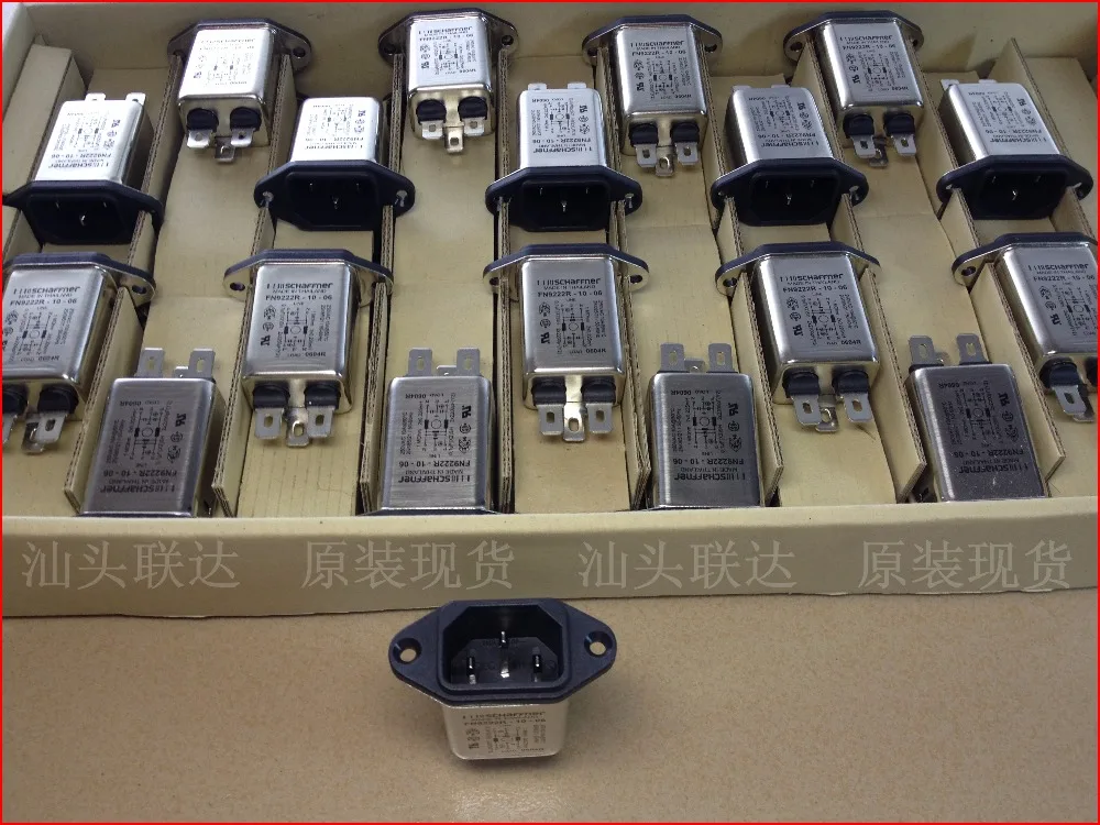 

Original new 100% FN9222R-10-06 power filter case socket 10A 250VAC