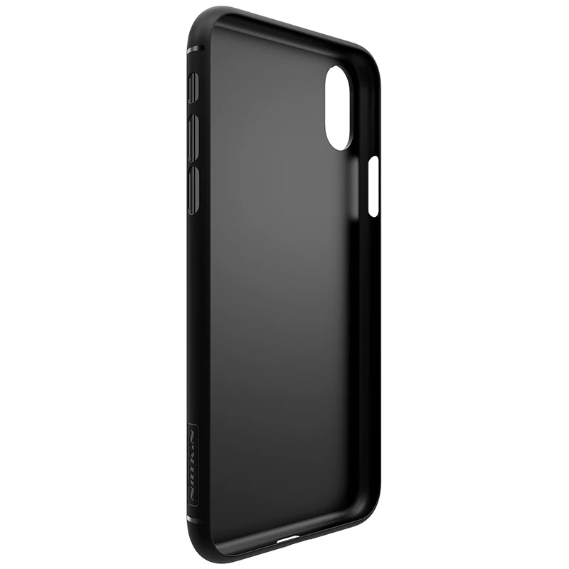 Nillkin Synthetic fiber для iphone x чехол из углеродного волокна PP пластиковая задняя крышка для iphone x ультра тонкий чехол Роскошный 5,8 дюймов