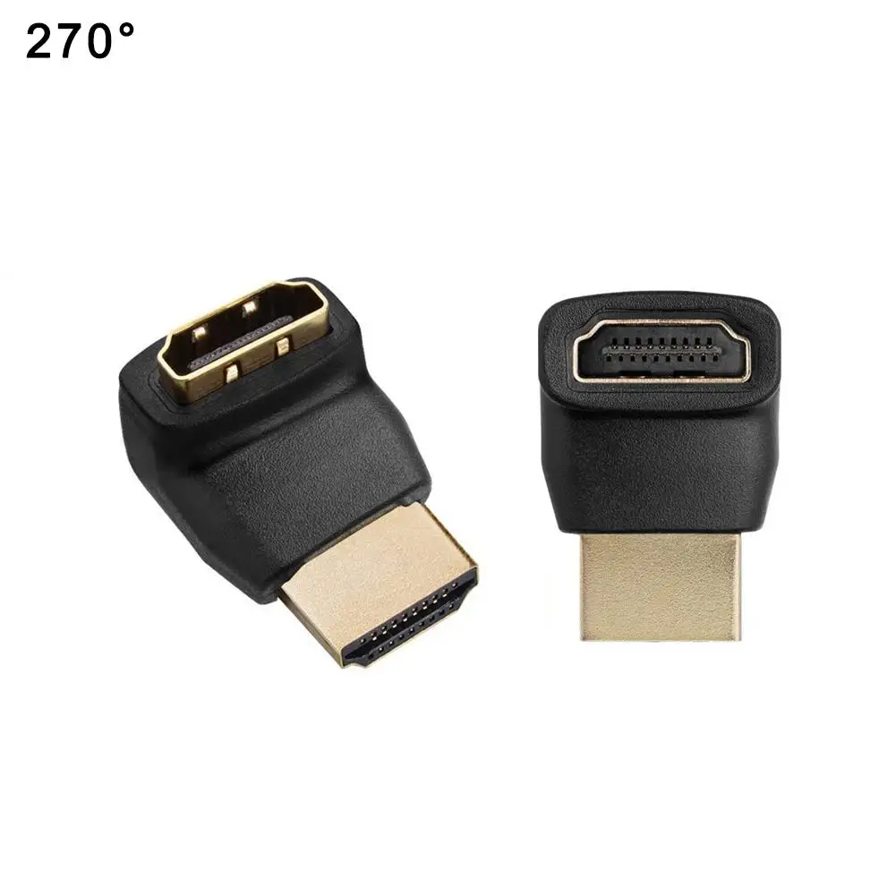 HDMI Кабельные адаптеры конвертеры угол 270/90 градусов мужчин и женщин для 1080P HDTV