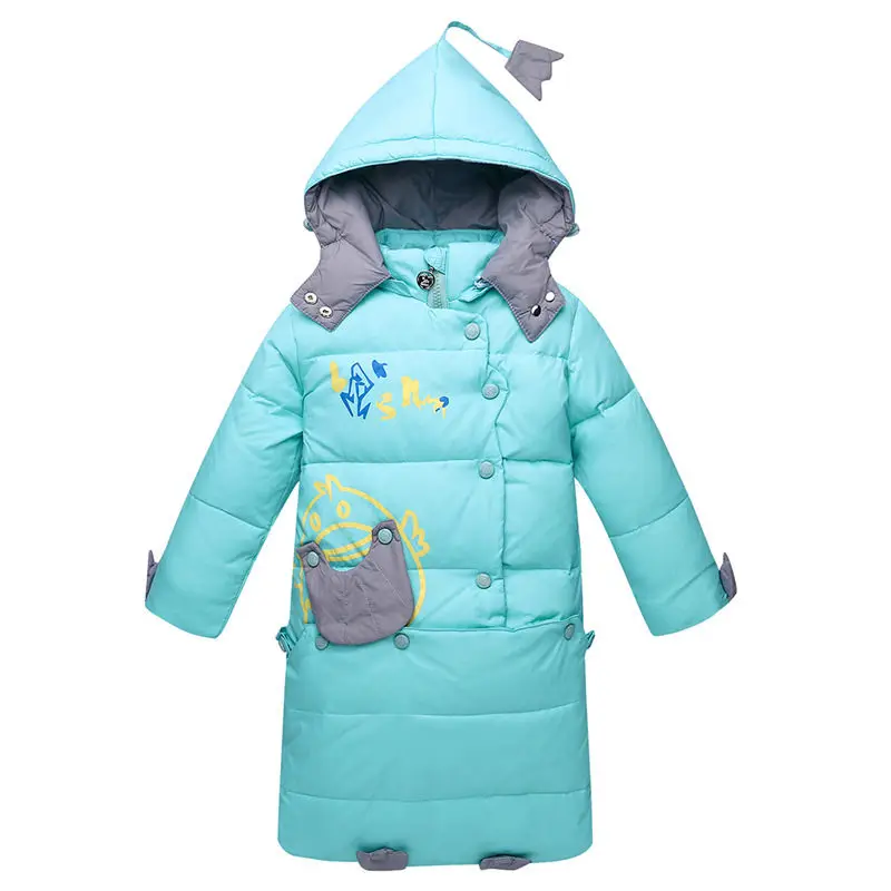 Новинка 2017 года милые Обувь для мальчиков девочек Подпушка пальто Зимняя верхняя