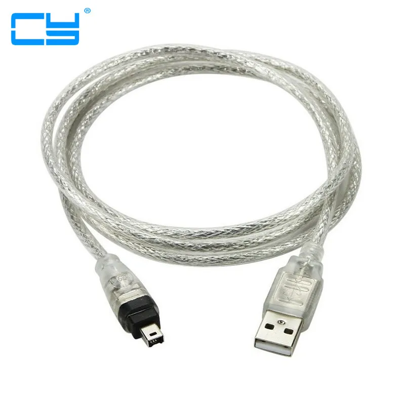1 M/3ft USB мужчина к Firewire IEEE 1394 4 контактный iLink шнур адаптера firewire 1394mm Tablet Зарядное