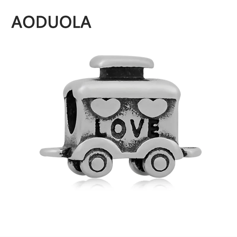 2 шт./партия бусины из нержавеющей стали для браслета Pandora | Украшения и аксессуары