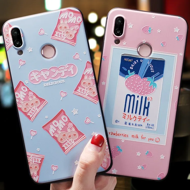 Милый розовый чехол для huawei nova 3 i e 3i 3e 2s |