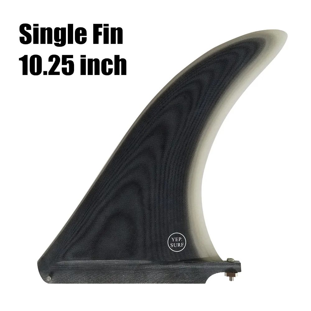 Paddle board Longboard Single Fins Surfboard Fin 10.25 inch Length Surfboard Center Fins High Sale Fiberglass Fin