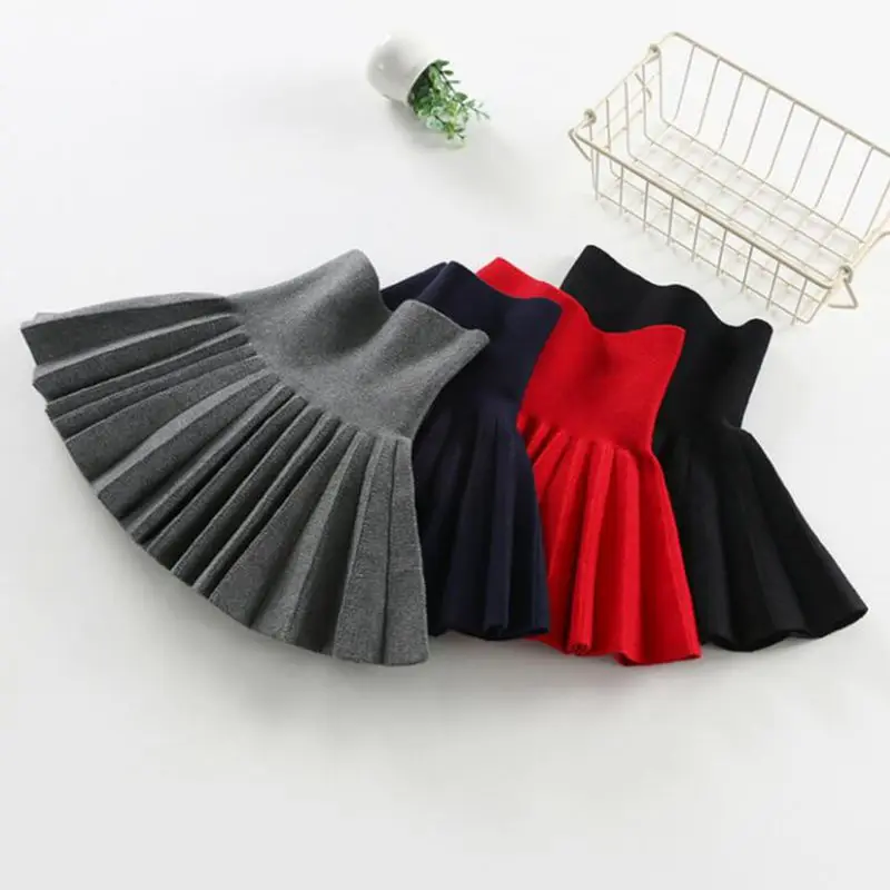 Юбка пачка для девочек подростков плиссированная мини юбка школьниц одежда