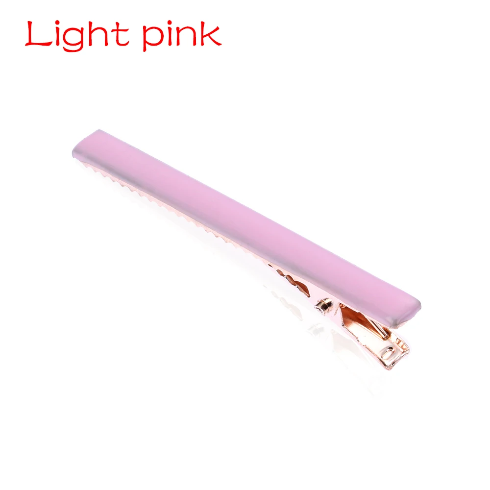 light pink Цветные однотонные пластиковые Заколки для женщин, яркие цвета, элегантные повязки для головы, женские заколки для волос, заколки для волос, аксессуары для волос - Цвет: light pink