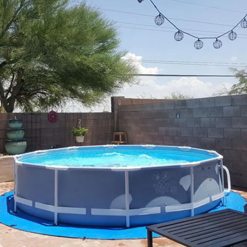 Intex 12 &quotx 30&quot Призма металлическая рама над землей плавательный бассейн набор с