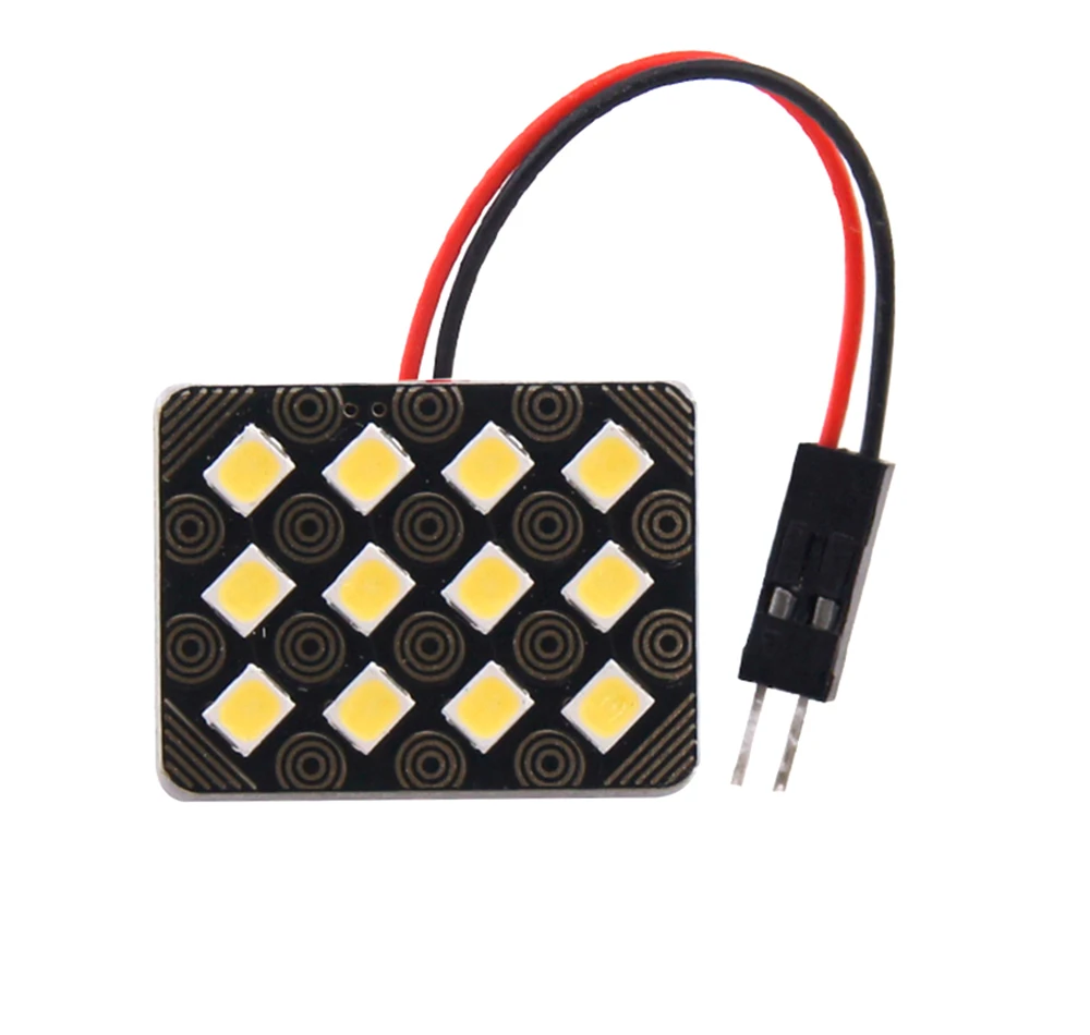 Белый C5w Ba9s T10 24 SMD 12 SMD 2835 автомобиль водить автомобиль Панель лампы авто Интерьер Чтение лампа светильник купол с фестонами BA9S AC/DC 12v
