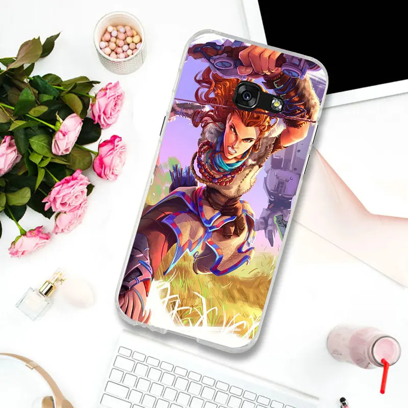 Picture 7 Aloy Horizon Zero Dawn Мягкий ТПУ прозрачный мобильный телефон чехлы для Samsung Galaxy A3 A5 A7 J3 J4 J5 J6 J7 J8 - Цвет: Picture 7