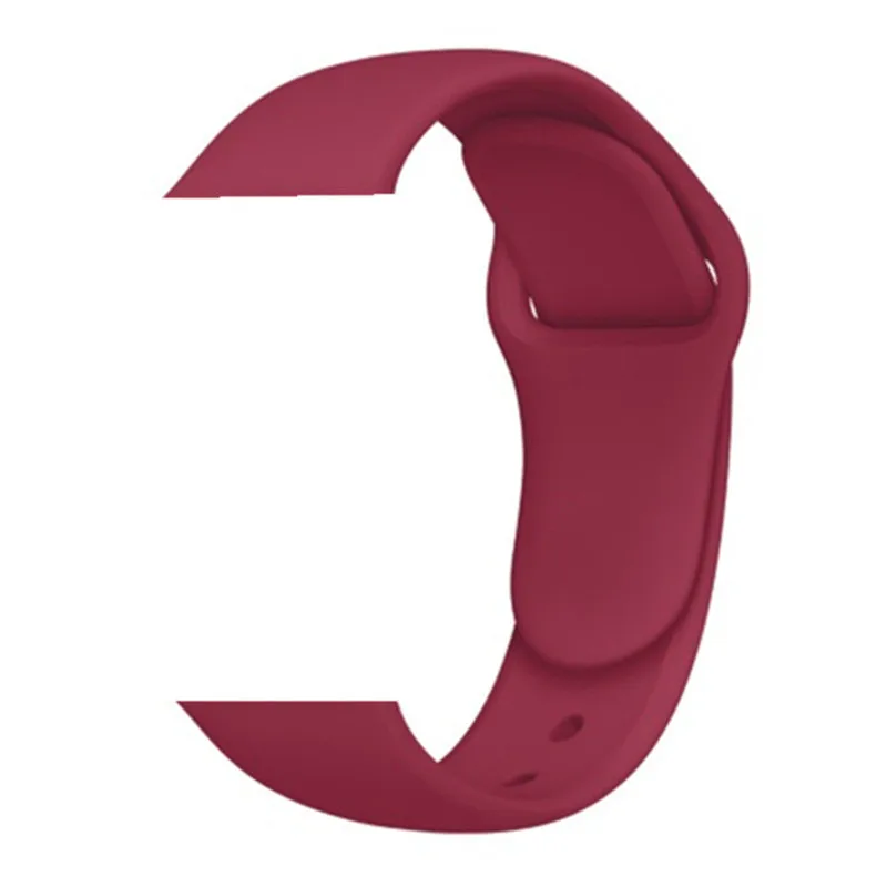 38 мм 40 мм 42 мм 44 мм спортивный мягкий силиконовый ремешок для часов Apple Watch серии 1 2 3 4 Сменный ремень наручный ремешок для iWatch