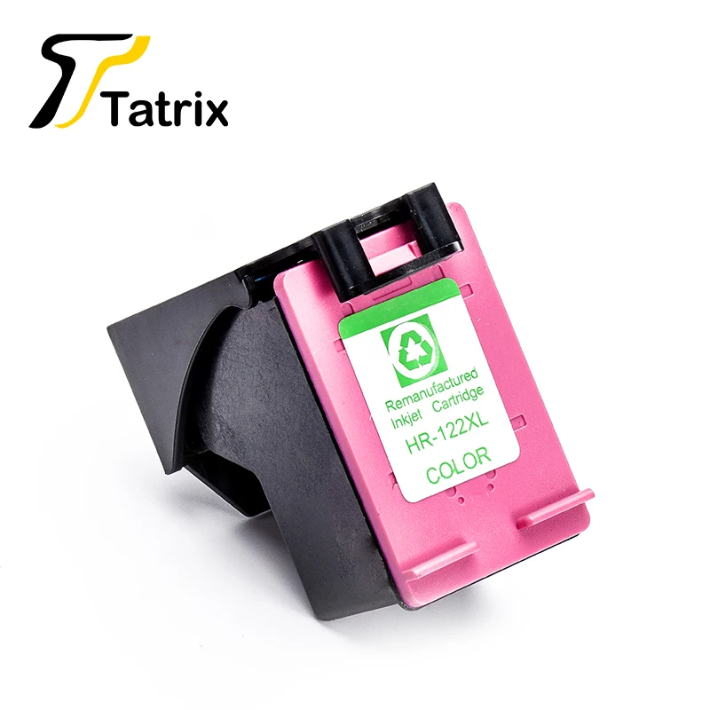 Tatrix 2 шт. для HP 122XL переработанного чернильного картриджа 122 с чернилами Deskjet 1000 1050