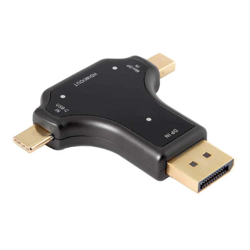 USB C & Displayport Mini DP 3 в 1 к HDMI Женский адаптер Тип 4K 2K для ноутбука Macbook PC| |