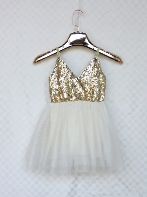 Новинка 2016 года кружевные платья-пачки с блестками для маленьких девочек Милая